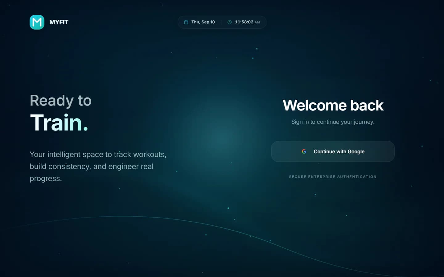 MyFit — Intelligent Workout & Fitness Suite