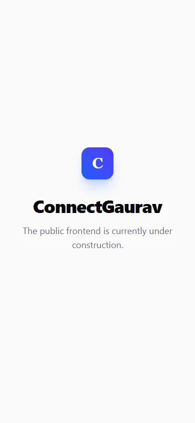 Connect Gaurav — Unified Developer Social Hub preview screenshot 4