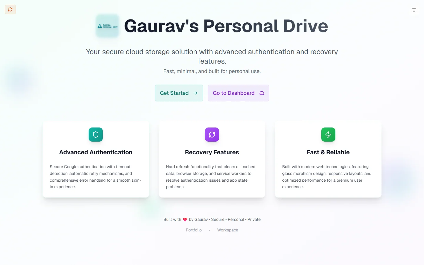 GPDrive — Secure Personal Cloud Storage preview screenshot 3