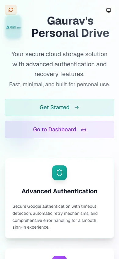 GPDrive — Secure Personal Cloud Storage preview screenshot 4