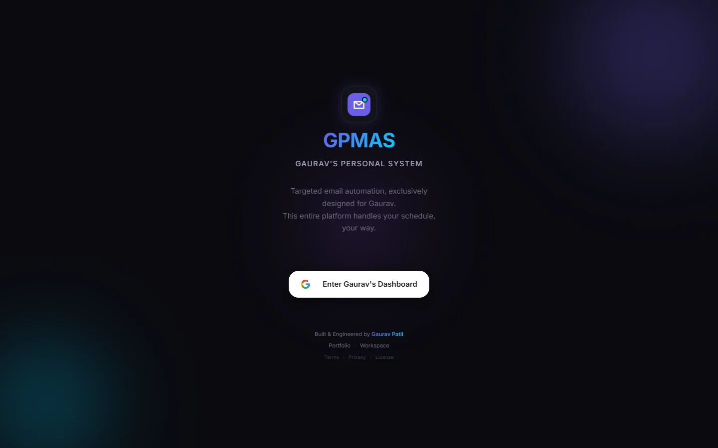 GPMAS — Smart Mail Scheduling & Automation System preview screenshot 2